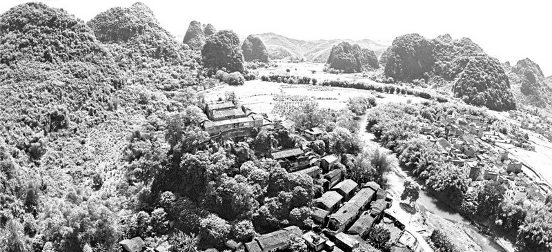 英西峰林景區(qū)彭家祠。