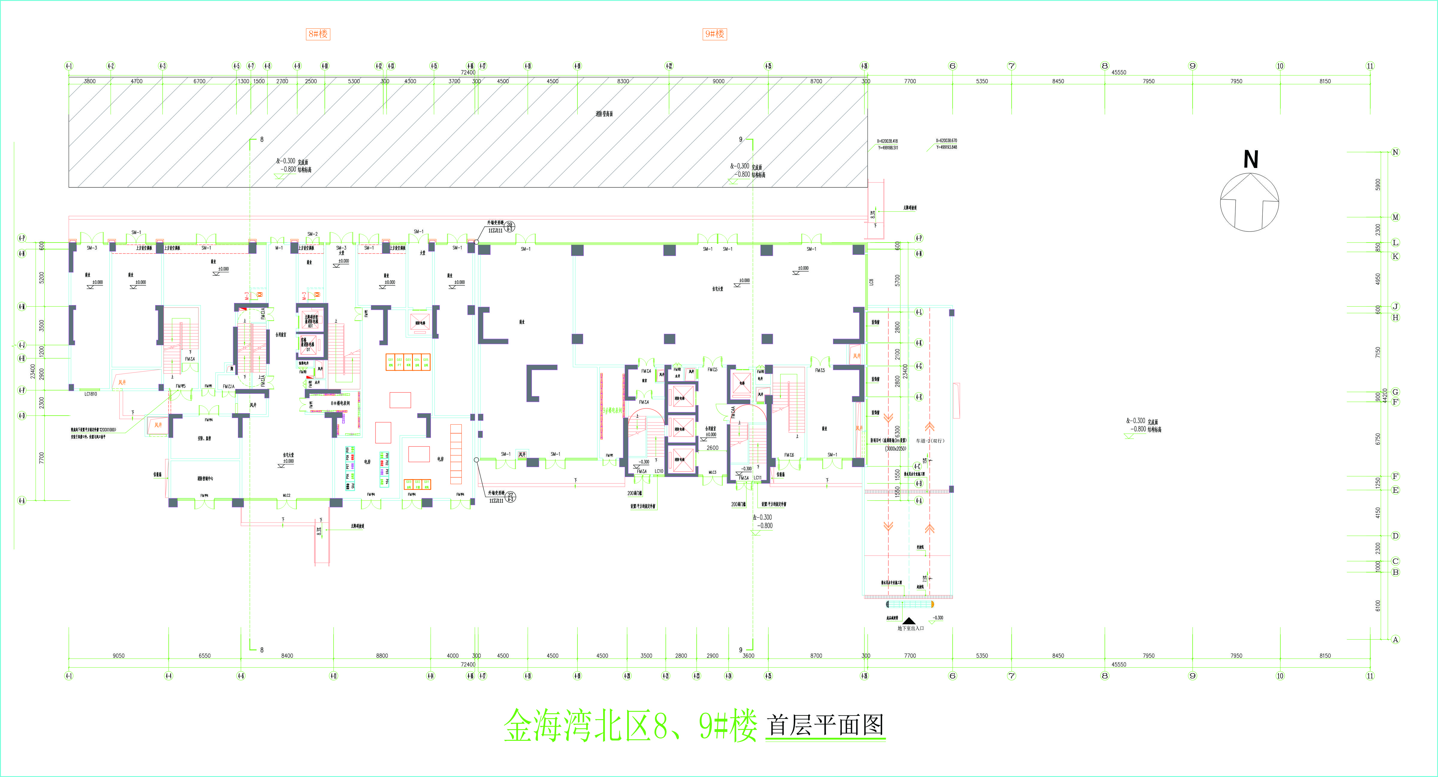 金海灣北區(qū)8、9#樓首層平面圖.jpg