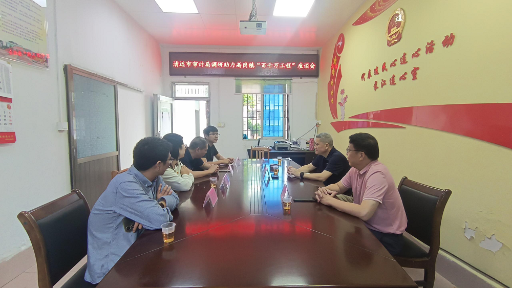 清遠(yuǎn)市審計(jì)局調(diào)研助力佛岡縣高崗鎮(zhèn)“百千萬(wàn)工程”