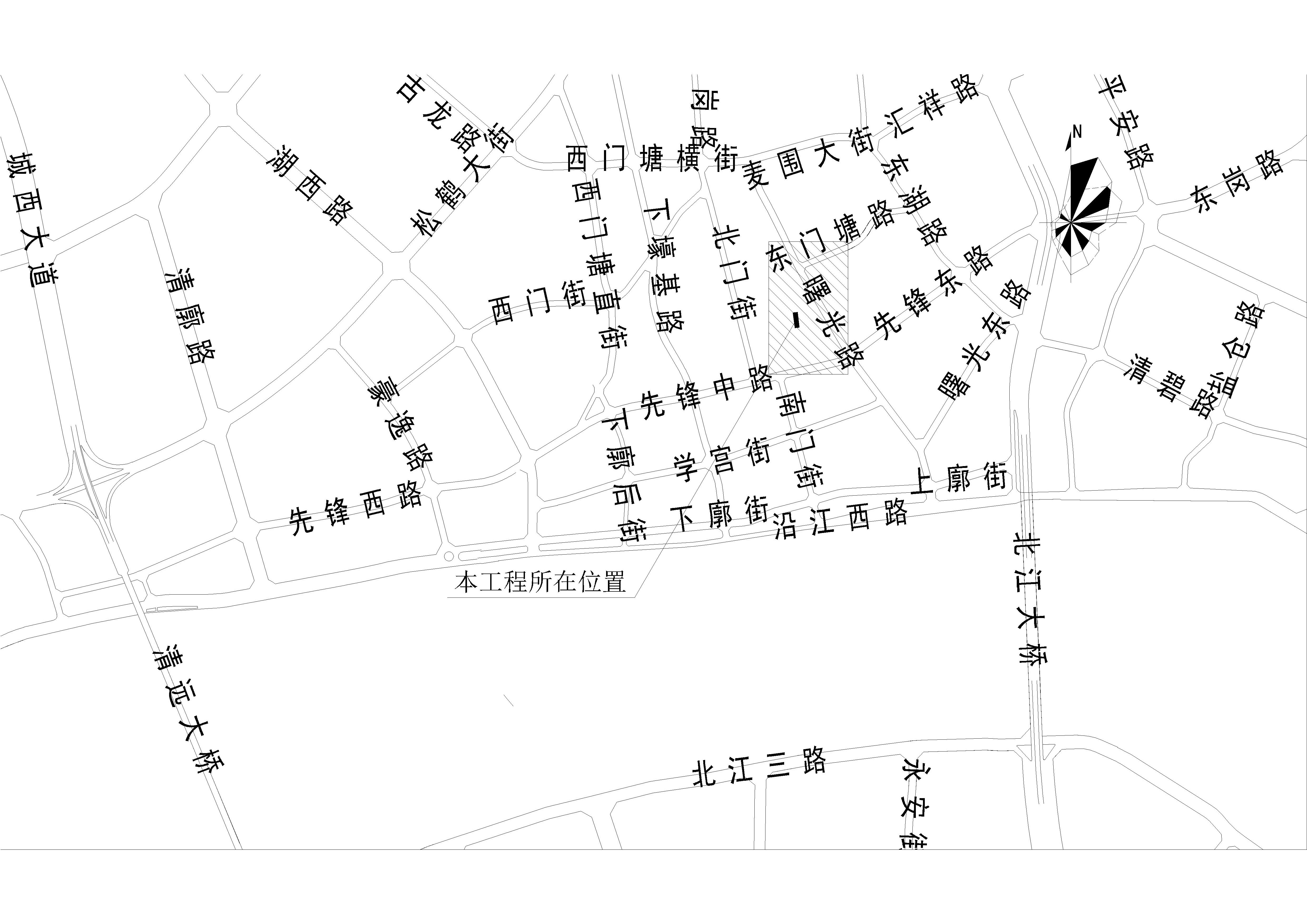 2025.4.11-清遠市舊城鳳苑路（城市廣場）燃氣管道連接工程區(qū)位圖.jpg